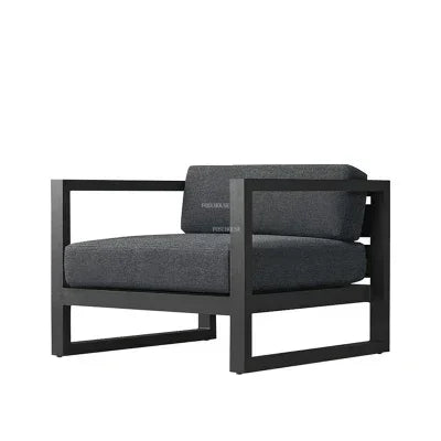 Aluminum Alloy Garden Sofas Waterproof Sunscreen Outdoor Furniture Home Courtyard Balcony Garden Sofa Coffee Table Combination L