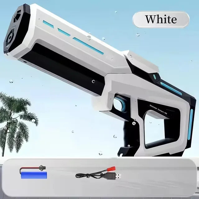Pulse electric continuous water gun for children, high-pressure and strong waterproof automatic water absorption