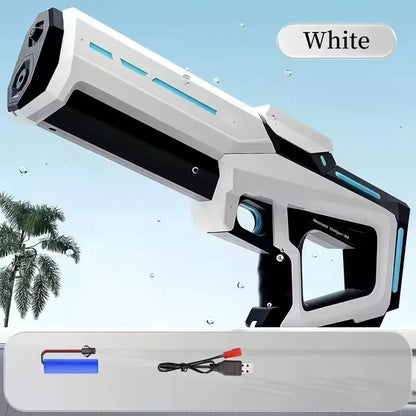 Pulse electric continuous water gun for children, high-pressure and strong waterproof automatic water absorption